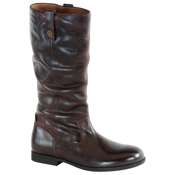 Birkenstock Women's Sarnia High Leather Riding Boots Espresso EU36 US 5 Narrow